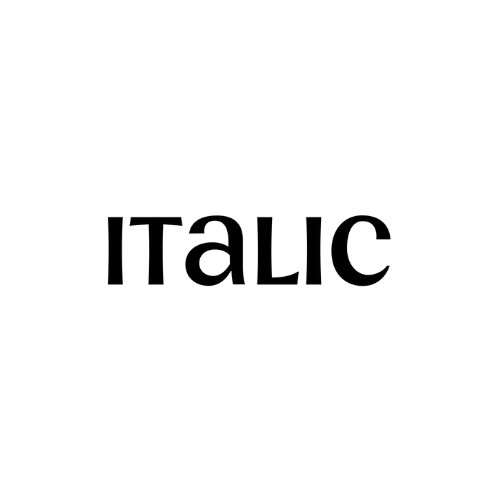 Italic